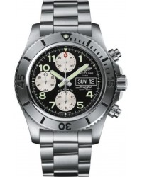 Breitling Superocean Chronograph  Chronograph Automatic Men's Watch, Stainless Steel, Black Dial, A13341C3.BD19.162A