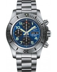 Breitling Superocean Chronograph  Chronograph Automatic Men's Watch, Stainless Steel, Blue Dial, A13341C3.C893.162A