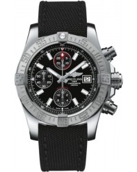 Breitling Avenger II  Chronograph Automatic Men's Watch, Stainless Steel, Black Dial, A1338111.BC32.103W