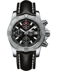 Breitling Avenger II  Chronograph Automatic Men's Watch, Stainless Steel, Black Dial, A1338111.BC32.435X