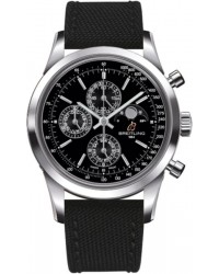 Breitling Transocean Chronograph 1461  Chronograph Automatic Men's Watch, Stainless Steel, Black Dial, A1931012.BB68.103W