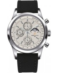 Breitling Transocean Chronograph 1461  Chronograph Automatic Men's Watch, Stainless Steel, Silver Dial, A1931012.G750.103W