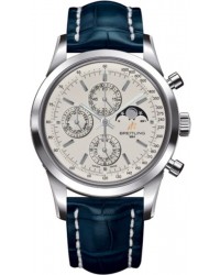 Breitling Transocean Chronograph 1461  Chronograph Automatic Men's Watch, Stainless Steel, Silver Dial, A1931012.G750.732P