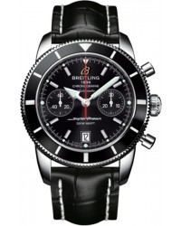 Breitling Superocean Heritage Chronographe 44  Chronograph Automatic Men's Watch, Stainless Steel, Black Dial, A2337024.BB81.744P