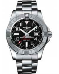 Breitling Avenger II  Automatic Men's Watch, Stainless Steel, Black Dial, A3239011.BC34.170A