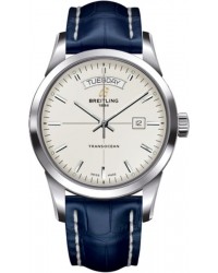 Breitling Transocean  Automatic Men's Watch, Stainless Steel, Silver Dial, A4531012.G751.732P