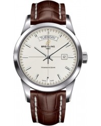 Breitling Transocean  Automatic Men's Watch, Stainless Steel, Silver Dial, A4531012.G751.740P