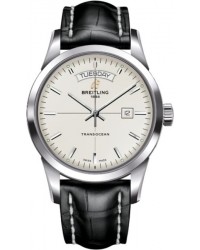 Breitling Transocean  Automatic Men's Watch, Stainless Steel, Silver Dial, A4531012.G751.744P