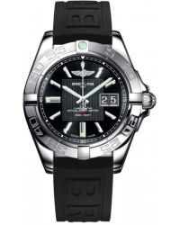 Breitling Galactic 41  Automatic Men's Watch, Stainless Steel, Black Dial, A49350L2.BA07.150S