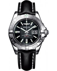 Breitling Galactic 41  Automatic Men's Watch, Stainless Steel, Black Dial, A49350L2.BA07.428X