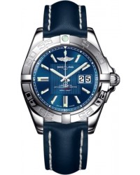 Breitling Galactic 41  Automatic Men's Watch, Stainless Steel, Blue Dial, A49350L2.C806.113X