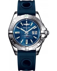 Breitling Galactic 41  Automatic Men's Watch, Stainless Steel, Blue Dial, A49350L2.C806.203S