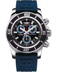 Breitling Superocean Chronograph M2000  Super-Quartz Men's Watch, Stainless Steel, Black Dial, A73310A8.BB74.159S