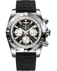 Breitling Chronomat 44  Chronograph Automatic Men's Watch, Stainless Steel, Black Dial, AB011012.B967.153S