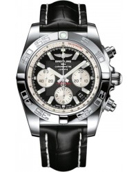 Breitling Chronomat 44  Chronograph Automatic Men's Watch, Stainless Steel, Black Dial, AB011012.B967.744P