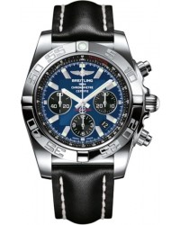 Breitling Chronomat 44  Chronograph Automatic Men's Watch, Stainless Steel, Blue Dial, AB011012.C789.435X