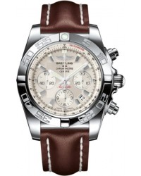 Breitling Chronomat 44  Chronograph Automatic Men's Watch, Stainless Steel, Silver Dial, AB011012.G684.437X
