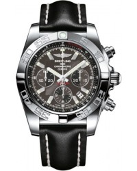 Breitling Chronomat 44  Chronograph Automatic Men's Watch, Stainless Steel, Black Dial, AB011012.M524.435X