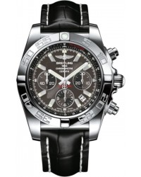 Breitling Chronomat 44  Chronograph Automatic Men's Watch, Stainless Steel, Black Dial, AB011012.M524.744P