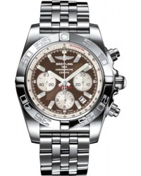 Breitling Chronomat 44  Chronograph Automatic Men's Watch, Stainless Steel, Brown Dial, AB011012.Q575.375A