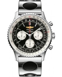 Breitling Navitimer 01  Chronograph Automatic Men's Watch, Stainless Steel, Black Dial, AB012012.BB01.222A