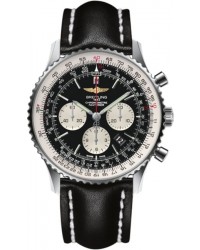 Breitling Navitimer 01 (46 mm)  Chronograph Automatic Men's Watch, Stainless Steel, Black Dial, AB012721.BD09.441X