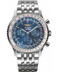 Breitling Navitimer 01 (46 mm)  Chronograph Automatic Men's Watch, Stainless Steel, Blue Dial, AB012721.C889.443A