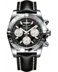 Breitling Chronomat 41  Chronograph Automatic Men's Watch, Stainless Steel, Black Dial, AB014012.BA52.428X