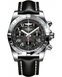Breitling Chronomat 41  Chronograph Automatic Men's Watch, Stainless Steel, Black Dial, AB014012.BC04.428X