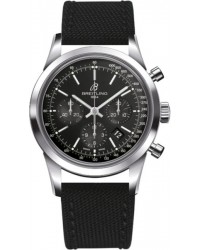 Breitling Transocean Chronograph  Automatic Men's Watch, Stainless Steel, Black Dial, AB015212.BA99.103W