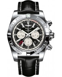 Breitling Chronomat GMT  Chronograph Automatic Men's Watch, Stainless Steel, Black Dial, AB041012.BA69.761P