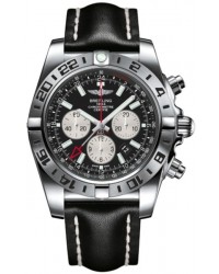 Breitling Chronomat GMT  Chronograph Automatic Men's Watch, Stainless Steel, Black Dial, AB0413B9.BD17.441X