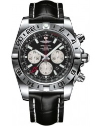 Breitling Chronomat GMT  Chronograph Automatic Men's Watch, Stainless Steel, Black Dial, AB0413B9.BD17.761P