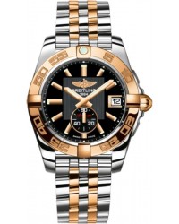 Breitling Galactic 36  Automatic Women's Watch, Steel & 18K Rose Gold, Black Dial, C3733012.BA54.376C