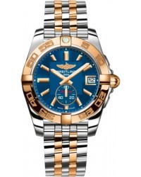 Breitling Galactic 36  Automatic Women's Watch, Steel & 18K Rose Gold, Blue Dial, C3733012.C831.376C