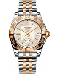 Breitling Galactic 36  Automatic Women's Watch, Steel & 18K Rose Gold, Silver Dial, C3733012.G714.376C
