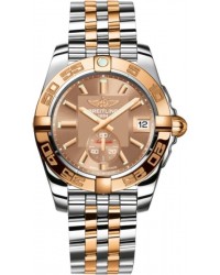 Breitling Galactic 36  Automatic Women's Watch, Steel & 18K Rose Gold, Brown Dial, C3733012.Q584.376C