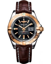 Breitling Galactic 41  Automatic Men's Watch, Steel & 18K Rose Gold, Black Dial, C49350L2.BA09.725P