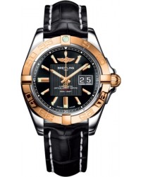 Breitling Galactic 41  Automatic Men's Watch, Steel & 18K Rose Gold, Black Dial, C49350L2.BA09.729P