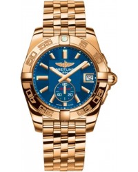Breitling Galactic 36  Automatic Women's Watch, 18K Rose Gold, Blue Dial, H3733012.C831.376H