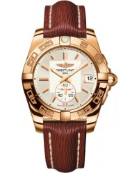 Breitling Galactic 36  Automatic Women's Watch, 18K Rose Gold, Silver Dial, H3733012.G714.216X