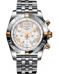 Breitling Chronomat 44  Chronograph Automatic Men's Watch, Steel & 18K Rose Gold, Mother Of Pearl Dial, IB011012.A693.375A