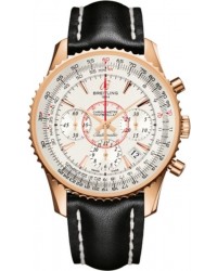 Breitling Montbrillant 01  Chronograph Automatic Men's Watch, 18K Rose Gold, Silver Dial, RB013012.G710.428X