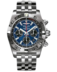 Breitling Chronomat 44 Limited Edition  Chronograph Automatic Men's Watch, Stainless Steel, Blue Dial, AB011610.C789.377A