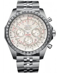 Breitling Bentley Motors T  Chronograph Automatic Men's Watch, Stainless Steel, Silver Dial, A2536513.G675.991A