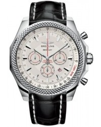 Breitling Bentley Barnato  Chronograph Automatic Men's Watch, Stainless Steel, Silver Dial, A2536821.G734.761P