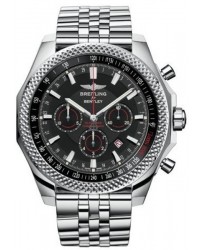 Breitling Bentley Barnato  Chronograph Automatic Men's Watch, Stainless Steel, Black Dial, A2536824.BB11.990A