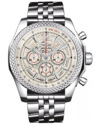 Breitling Bentley Barnato  Chronograph Automatic Men's Watch, Stainless Steel, Silver Dial, A4139021.G795.984A