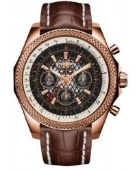 Breitling Bentley B04 GMT  Chronograph Automatic Men's Watch, 18K Rose Gold, Black Dial, RB043112.BC70.757P