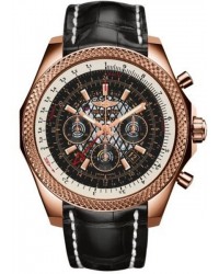 Breitling Bentley B04 GMT  Chronograph Automatic Men's Watch, 18K Rose Gold, Black Dial, RB043112.BC70.761P